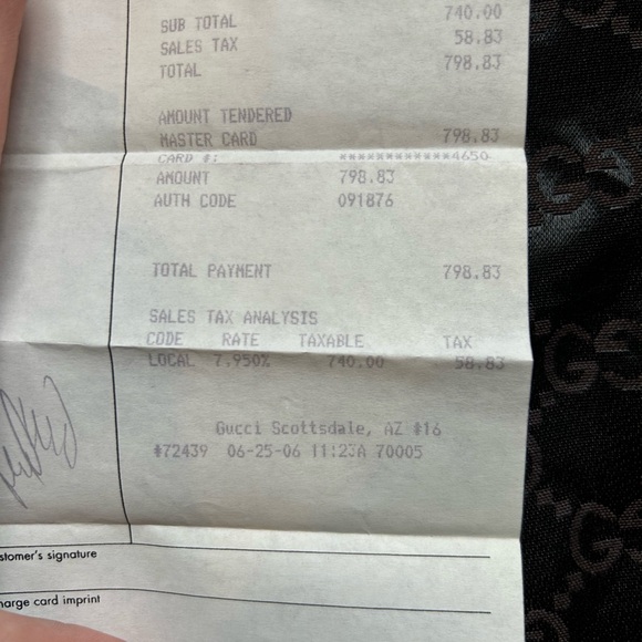 Authentic Vintage Gucci Canvas Eclipse Tote Bag (H) - Picture 12 of 12